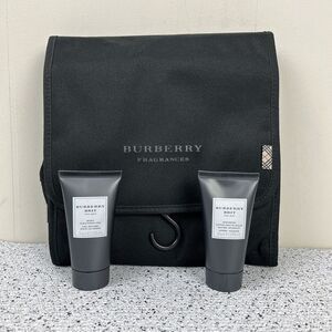 Burberry Brit Fragrances Folding‎ Travel Toiletry Bag w/ After Shave & Body Gel